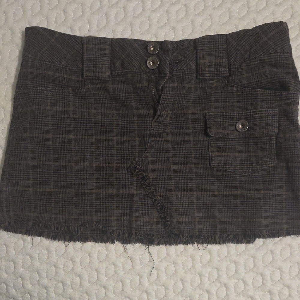 BeBop Gray Cargo Mini Skirt Casual